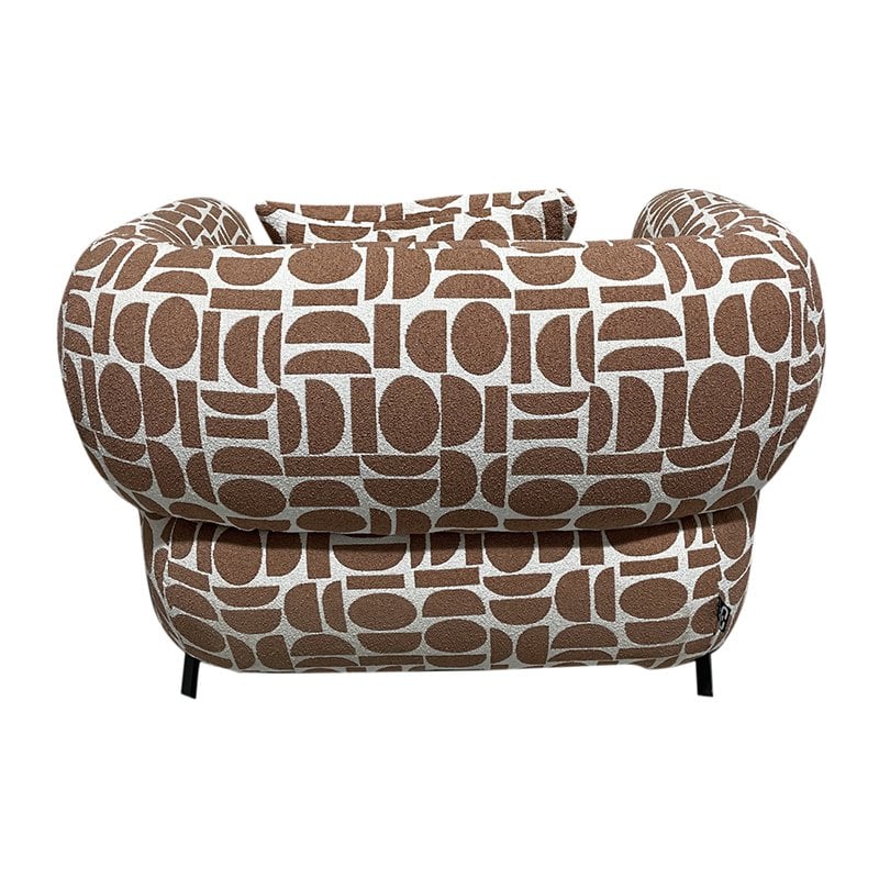 Fauteuil lounge Kathmandu Amon Terre cuite