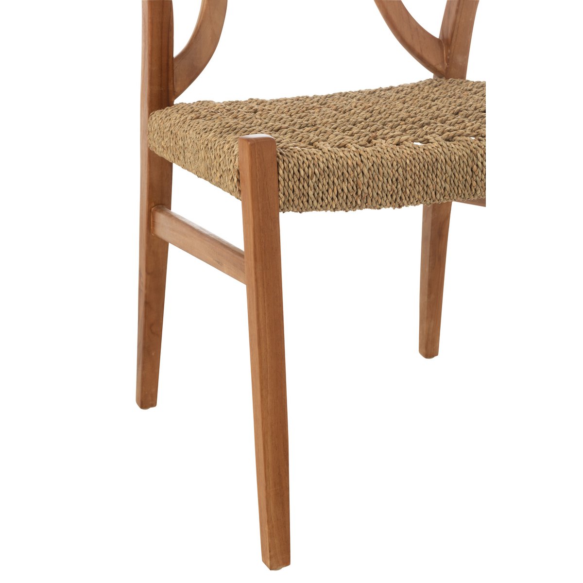 Chaise J-Line Alis Bois de Teck Naturel