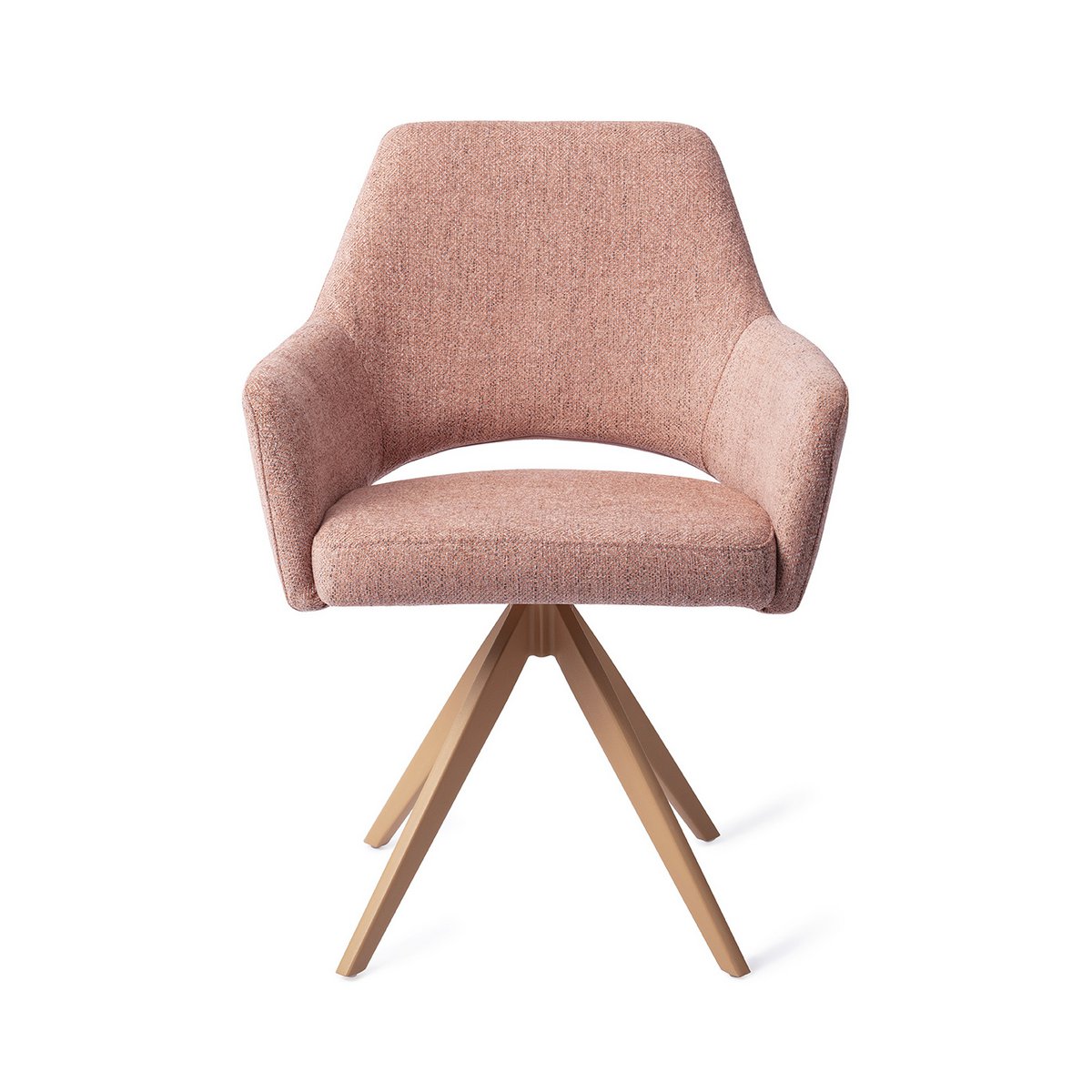 Jesper Home Yanai Chaise de salle à manger Turn Peach