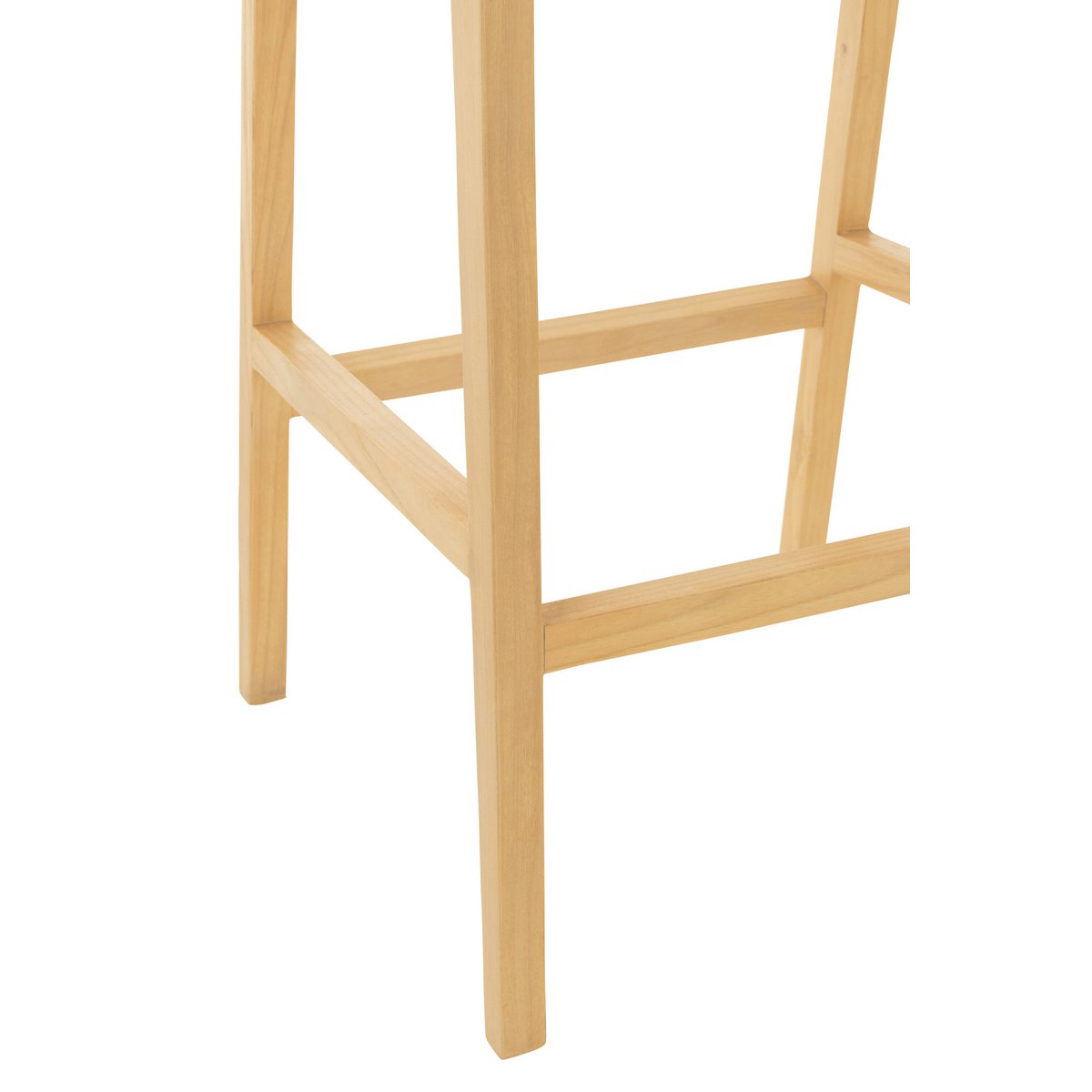 Chaise de bar J-Line Emma - bois - naturel