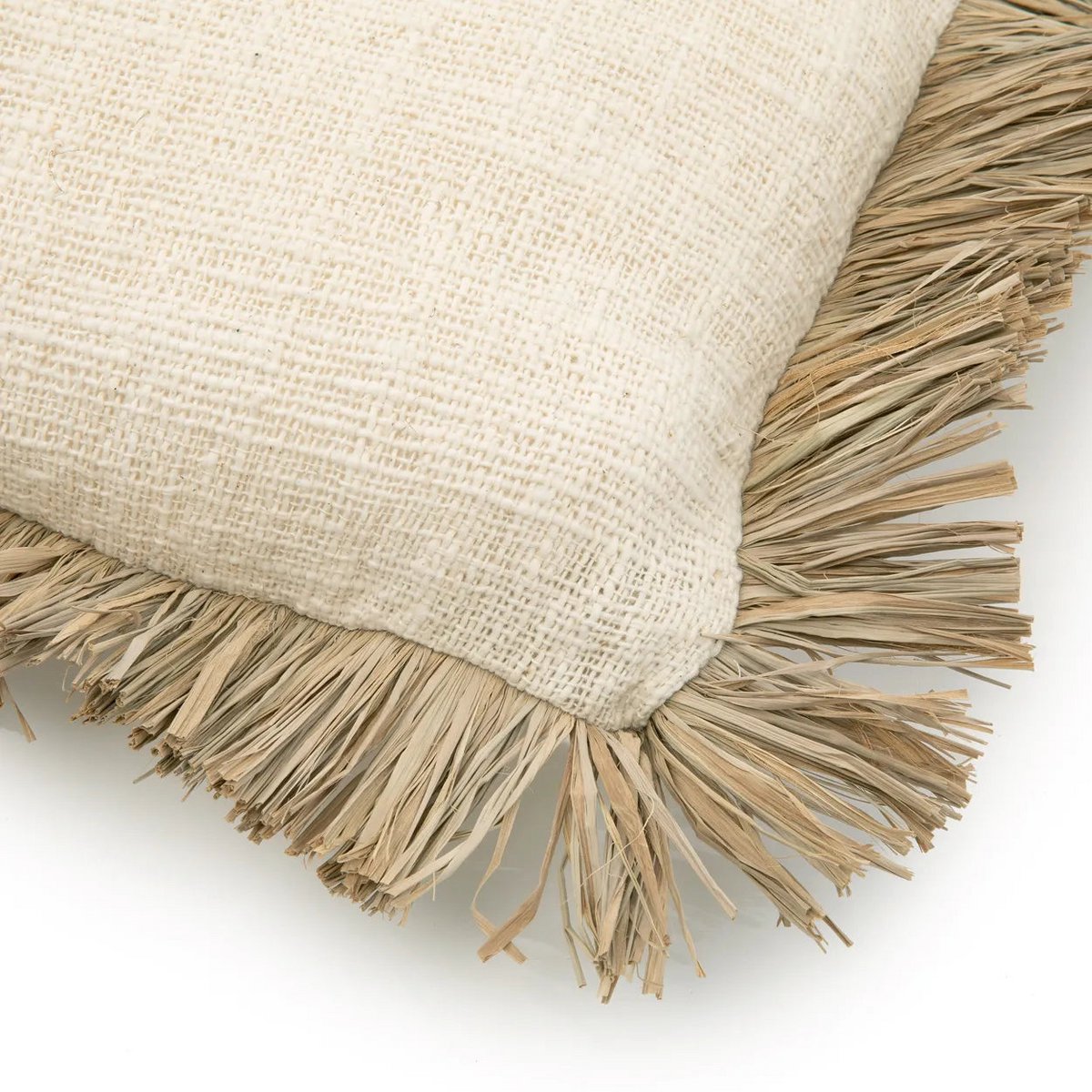 Housse de Coussin Saint Tropez - Blanc Naturel - 30x50