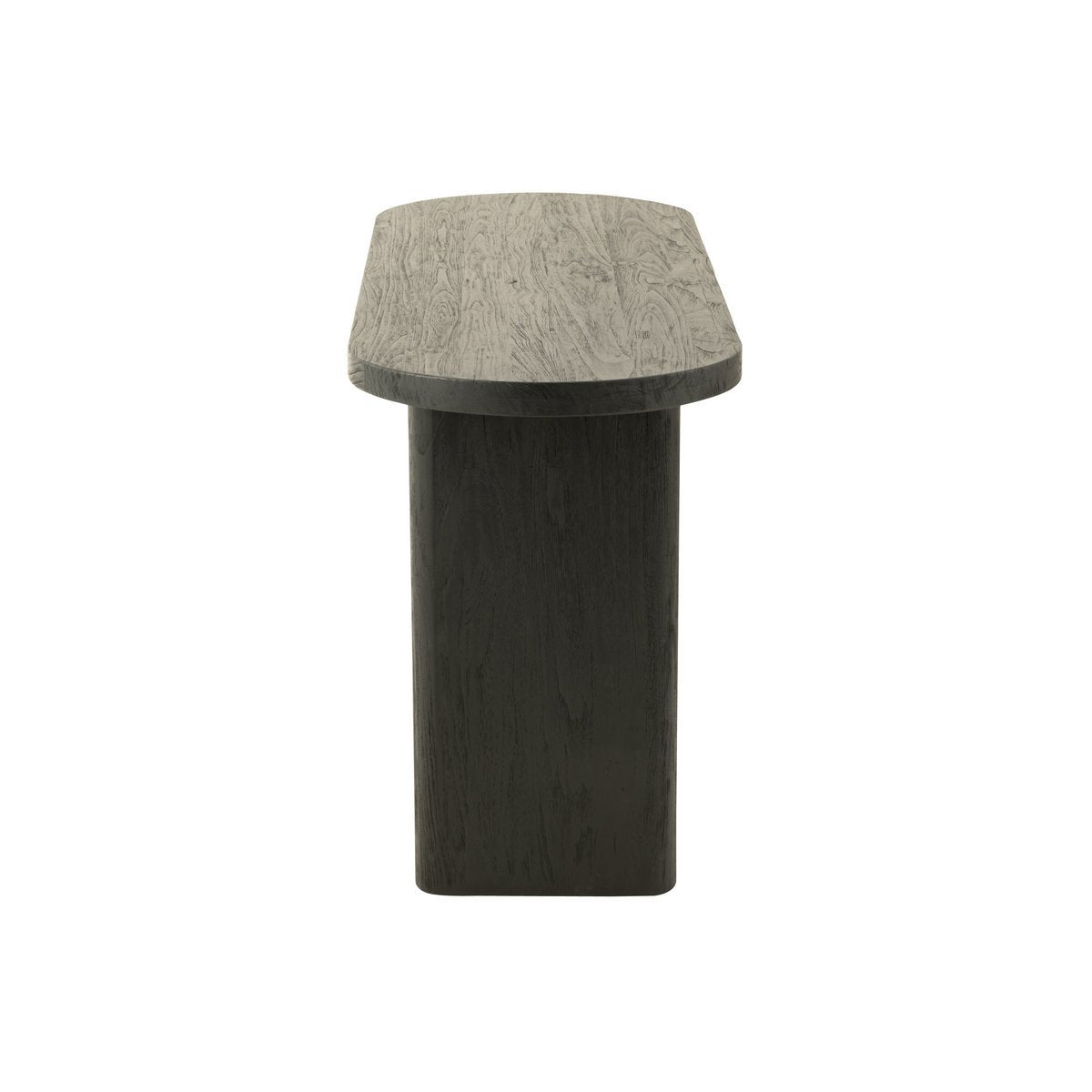 Table J-Line Teck - bois - noir