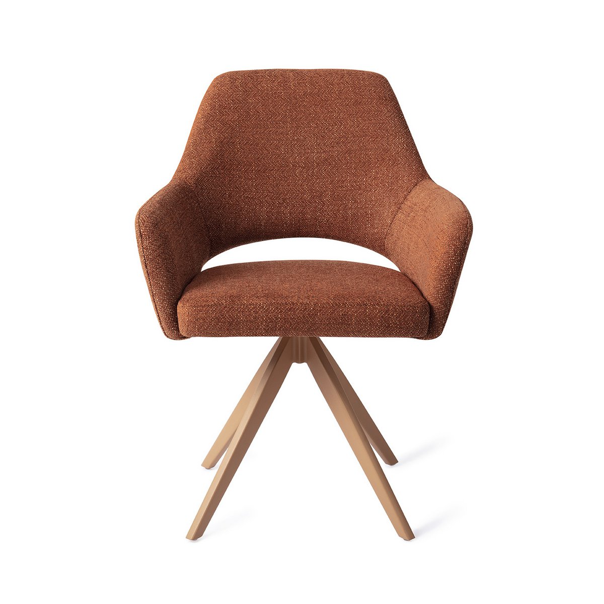 Jesper Home Yanai Chaise de salle à manger Turn Peach