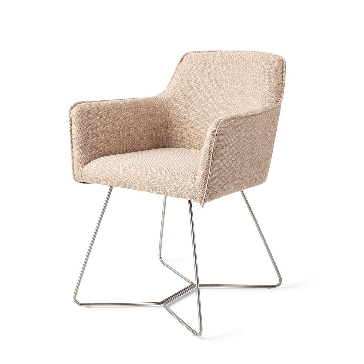 Jesper Home Hofu Chaise de salle à manger Beehive Acier
