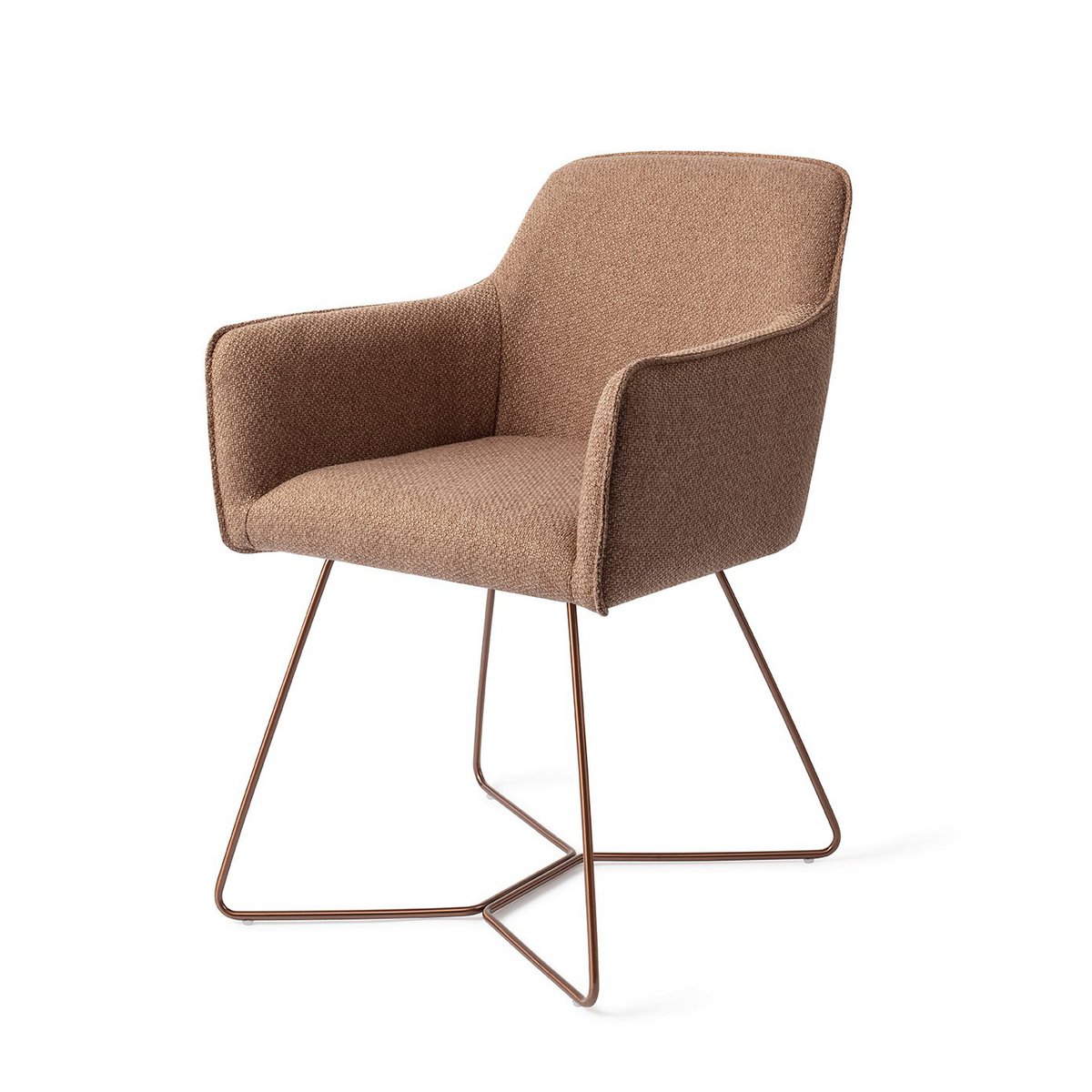 Jesper Home Hofu Chaise de salle à manger Beehive Rose