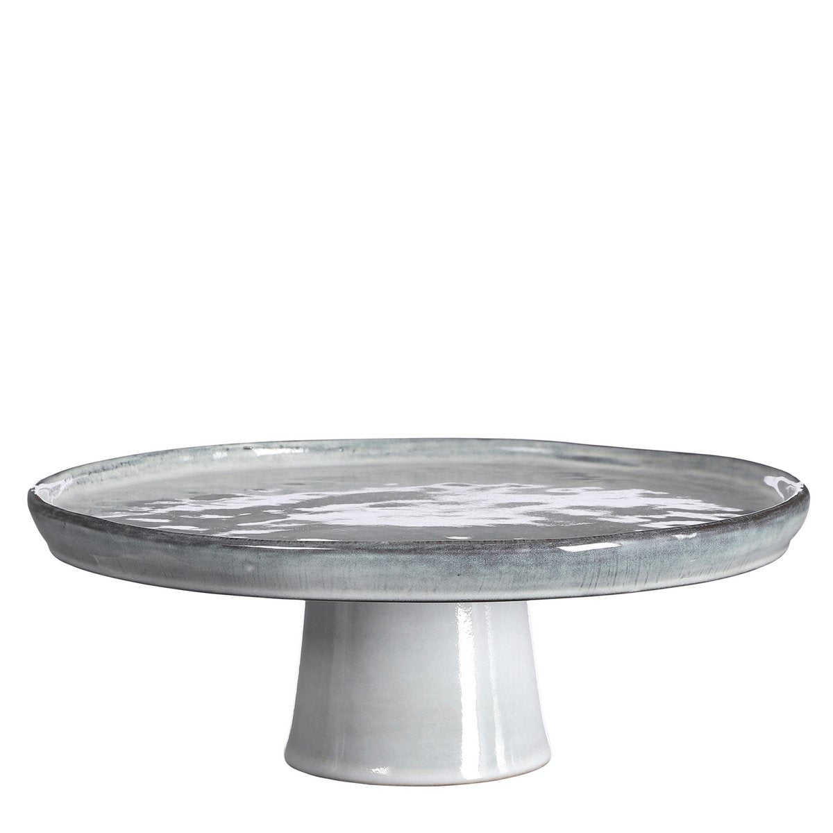 Plateau à Gâteaux Tabo - H10 x Ø27 cm - Gris