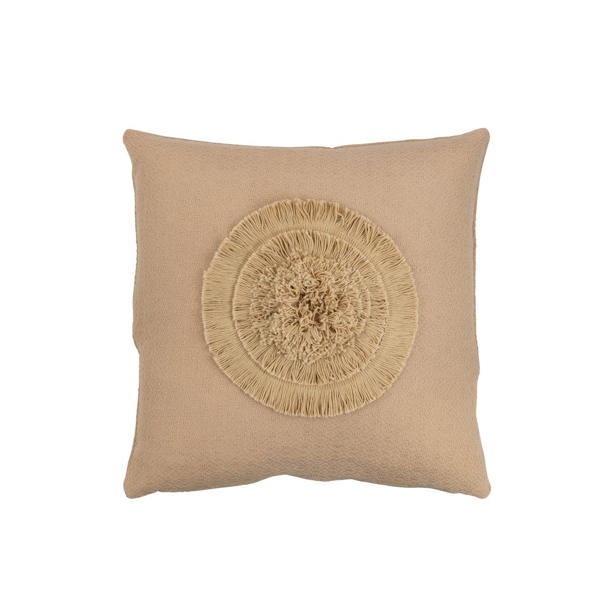 J-Line coussin Sun Square - polyester - beige