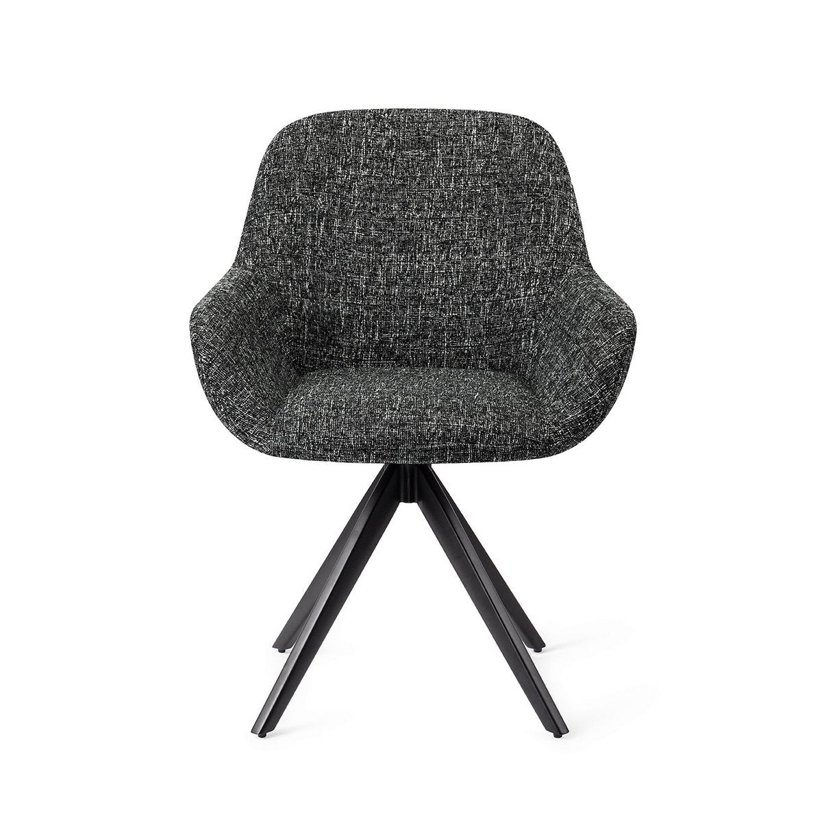 Jesper Home Kushi Chaise de Salle à Manger Tourner Noir
