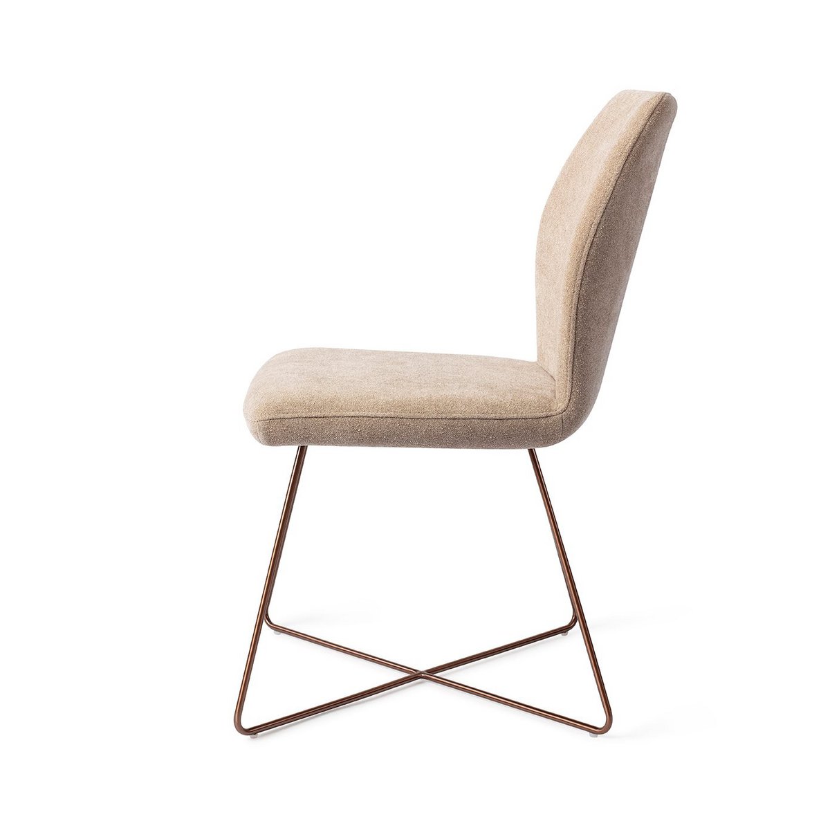 Jesper Home Ikata Chaise de salle à manger Cross Rose