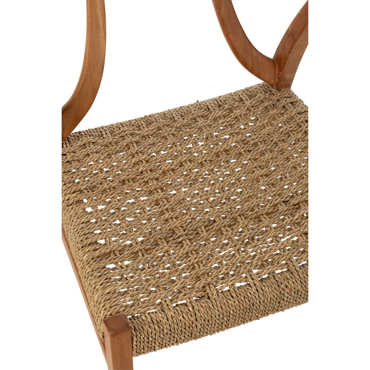 Chaise J-Line Alis Bois de Teck Naturel