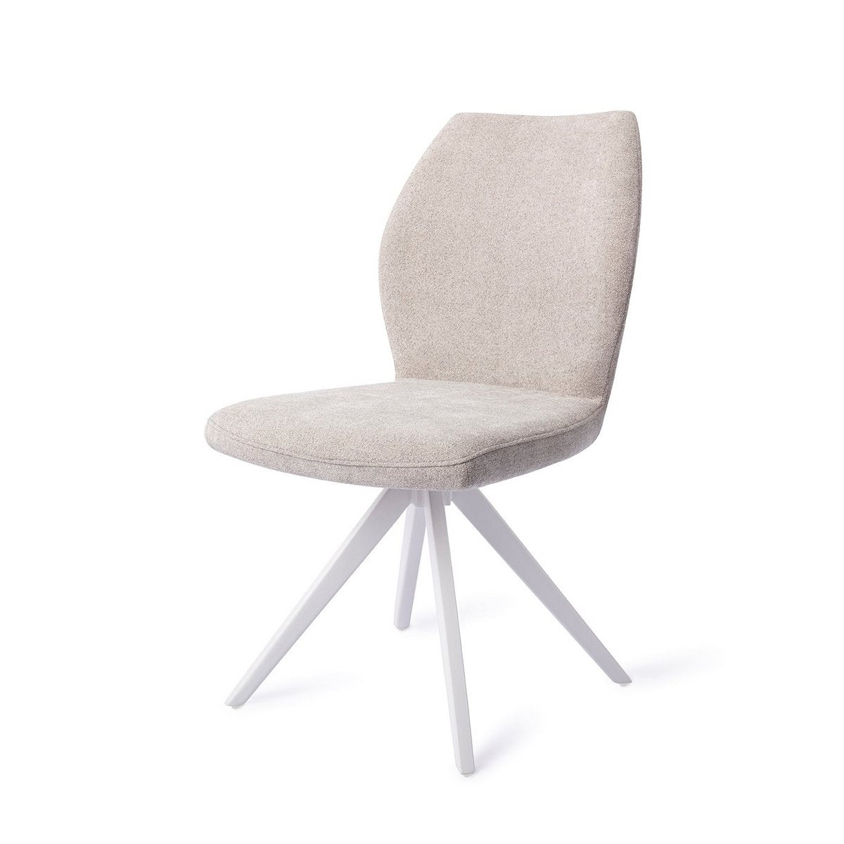 Jesper Home Ikata Chaise de Salle à Manger Tourner Blanc