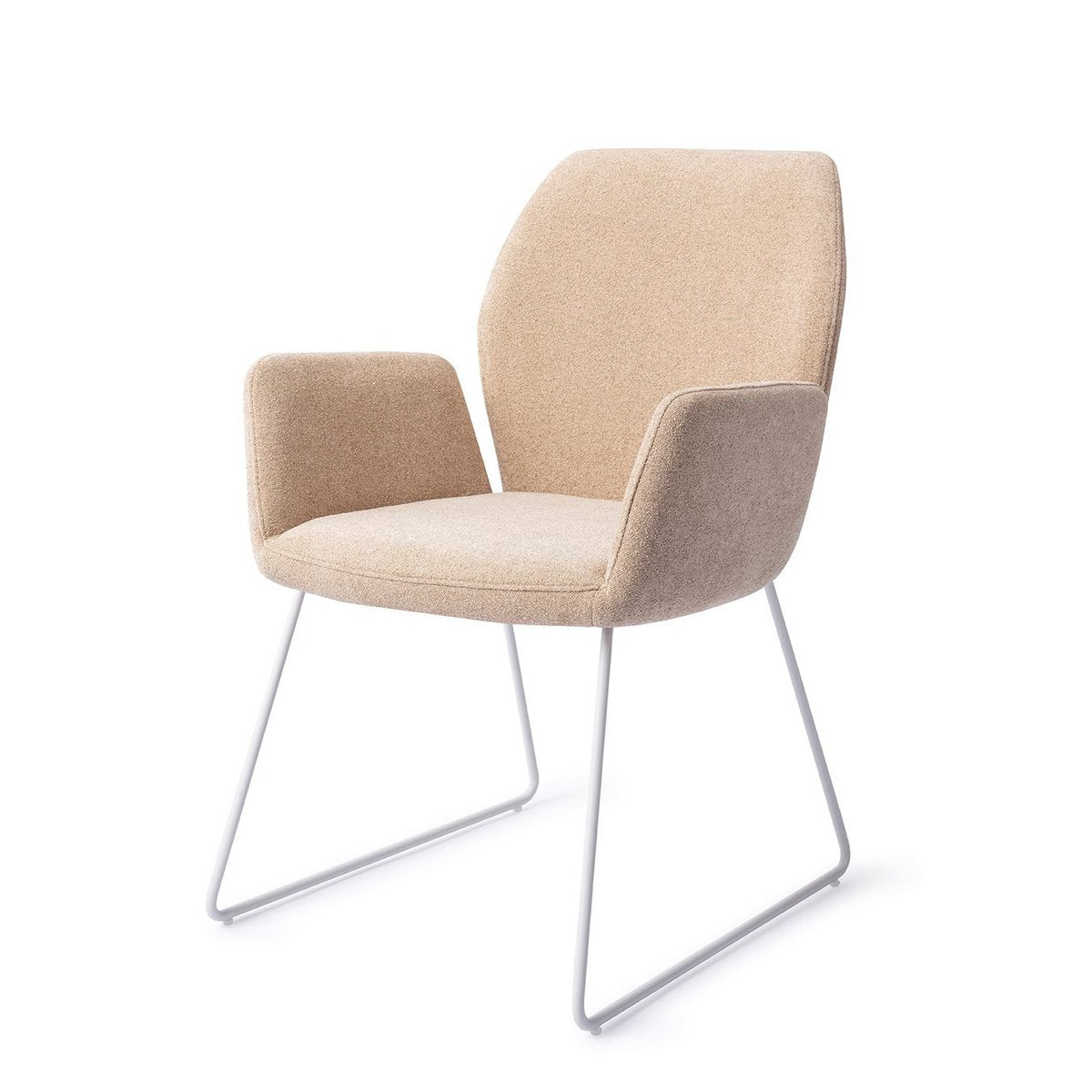 Jesper Home Misaki Eetkamerstoel Toboggan Blanc