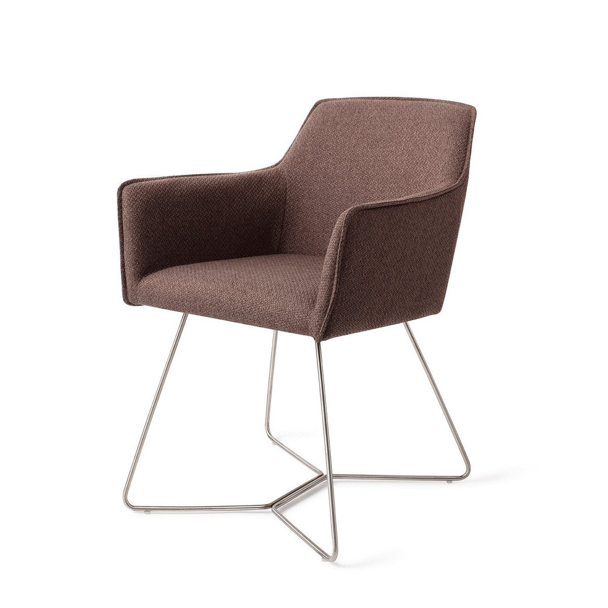 Jesper Home Hofu Chaise de salle à manger Beehive Acier