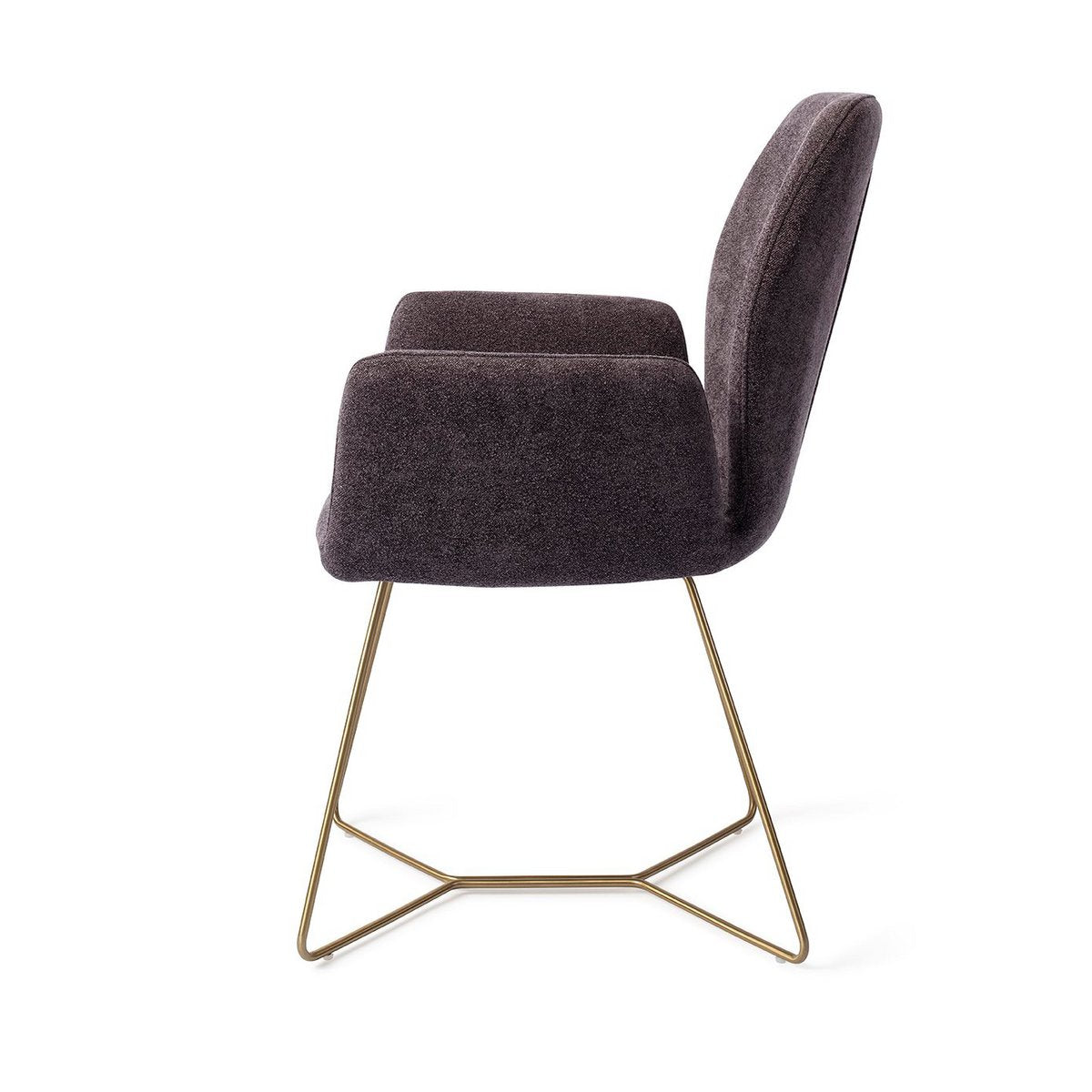 Jesper Home Misaki Chaise de salle à manger Beehive Or
