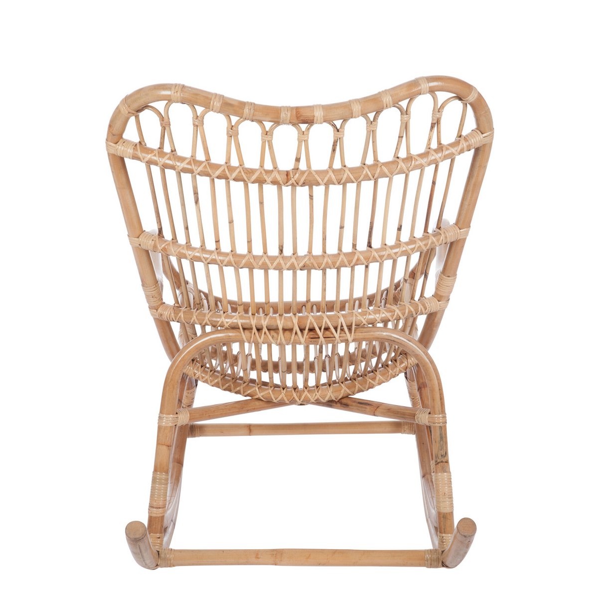 J-Line Rocking Chair Rotin Naturel
