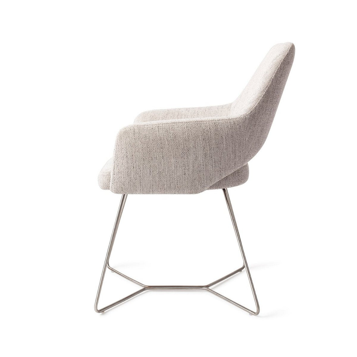 Jesper Home Yanai Chaise de salle à manger Beehive Acier