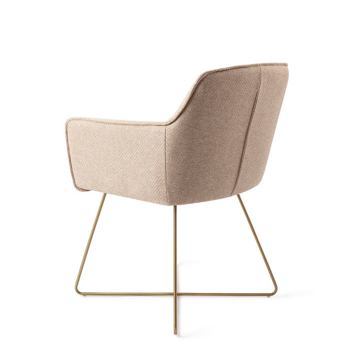 Jesper Home Hofu Chaise de salle à manger Croix Or