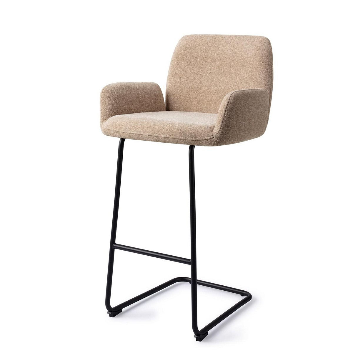 Jesper Home Misaki Barkruk Arch Noir (barre)