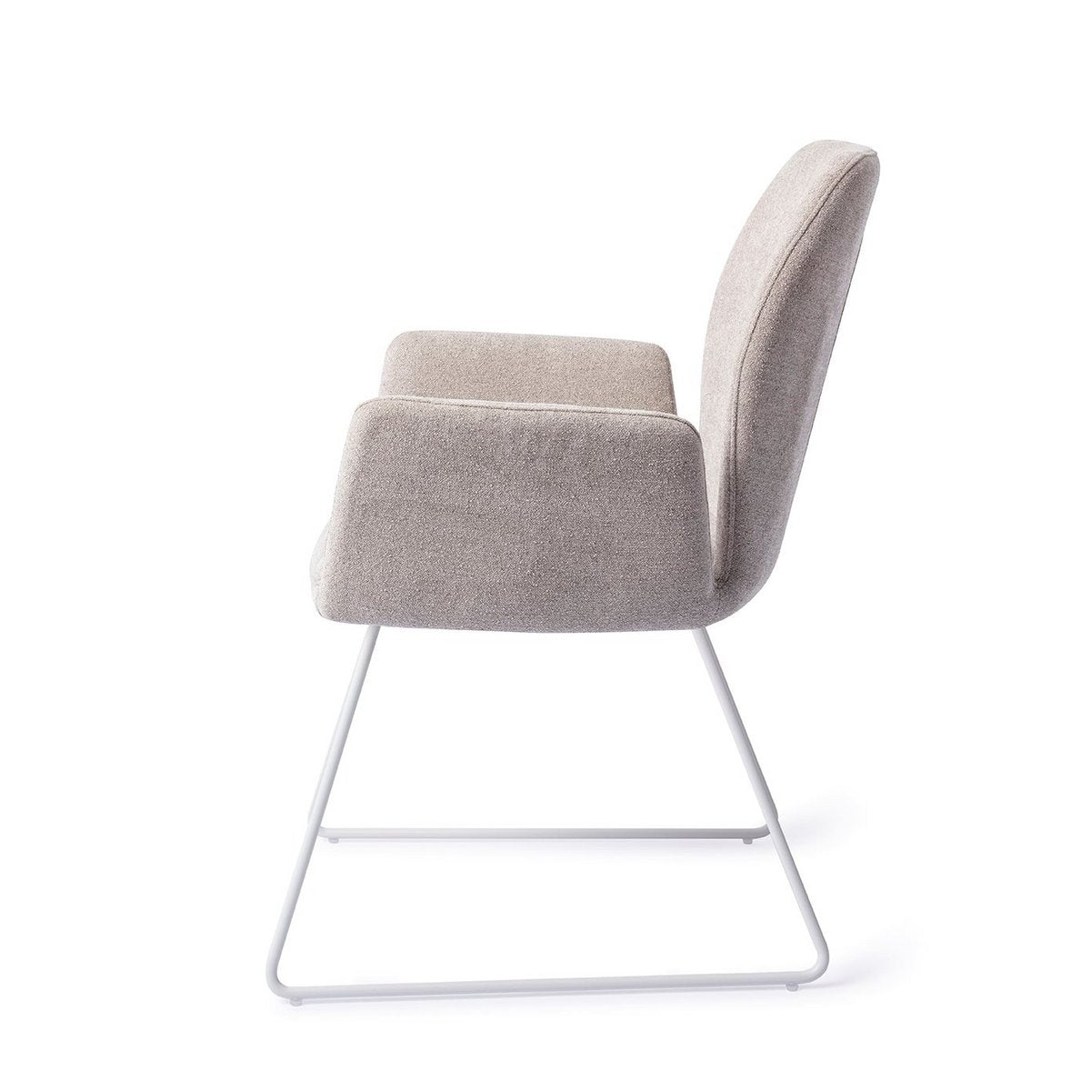 Jesper Home Misaki Eetkamerstoel Toboggan Blanc