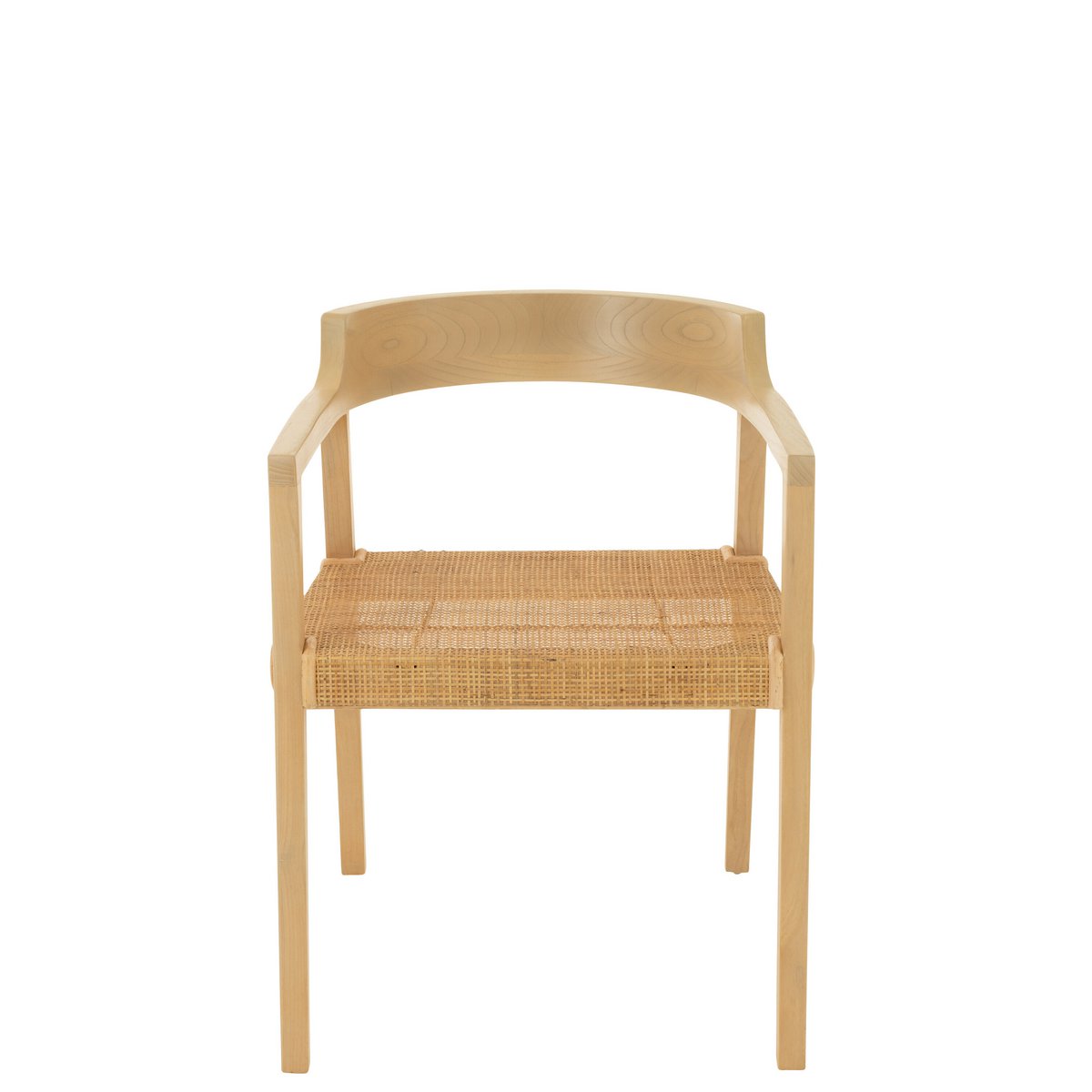 Chaise J-Line Square Open Sungkai - bois - naturel