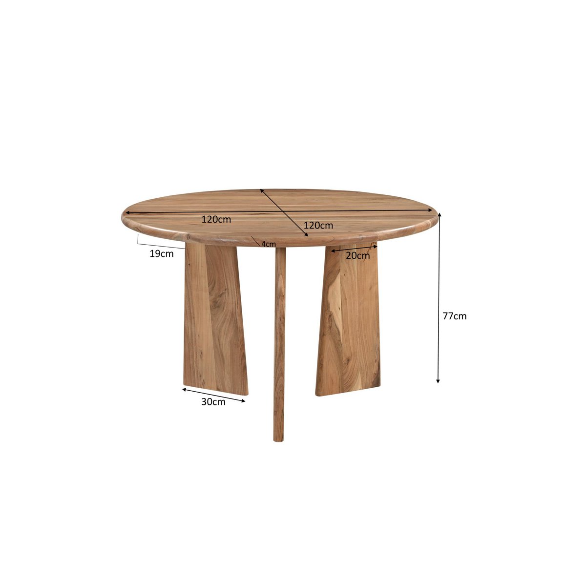 Table 120x120cm