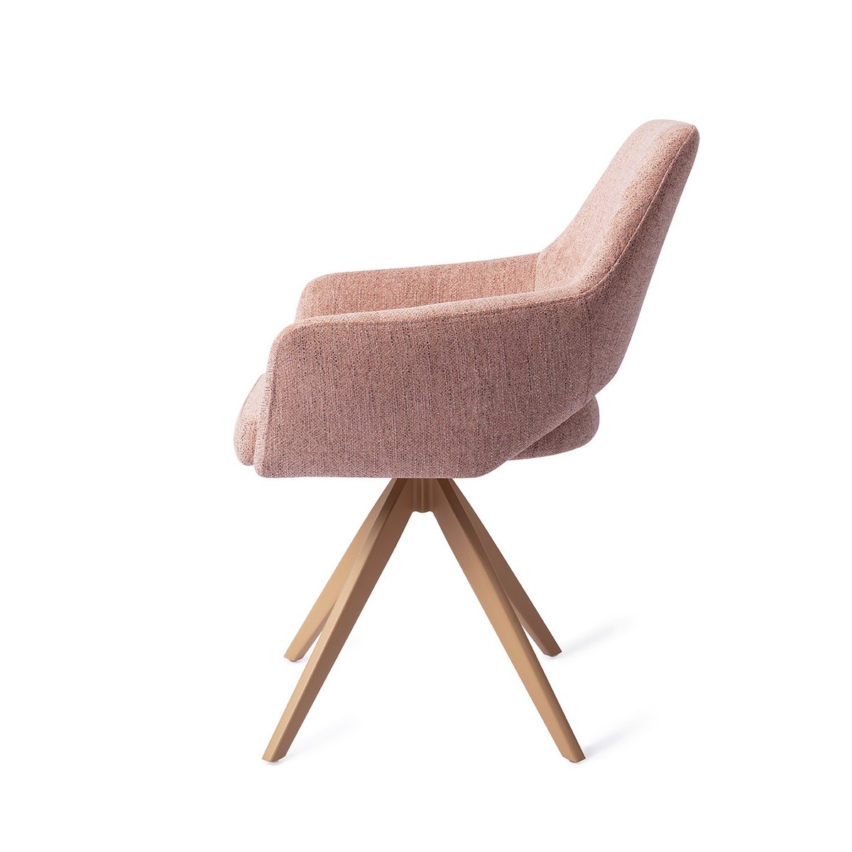 Jesper Home Yanai Chaise de salle à manger Turn Peach