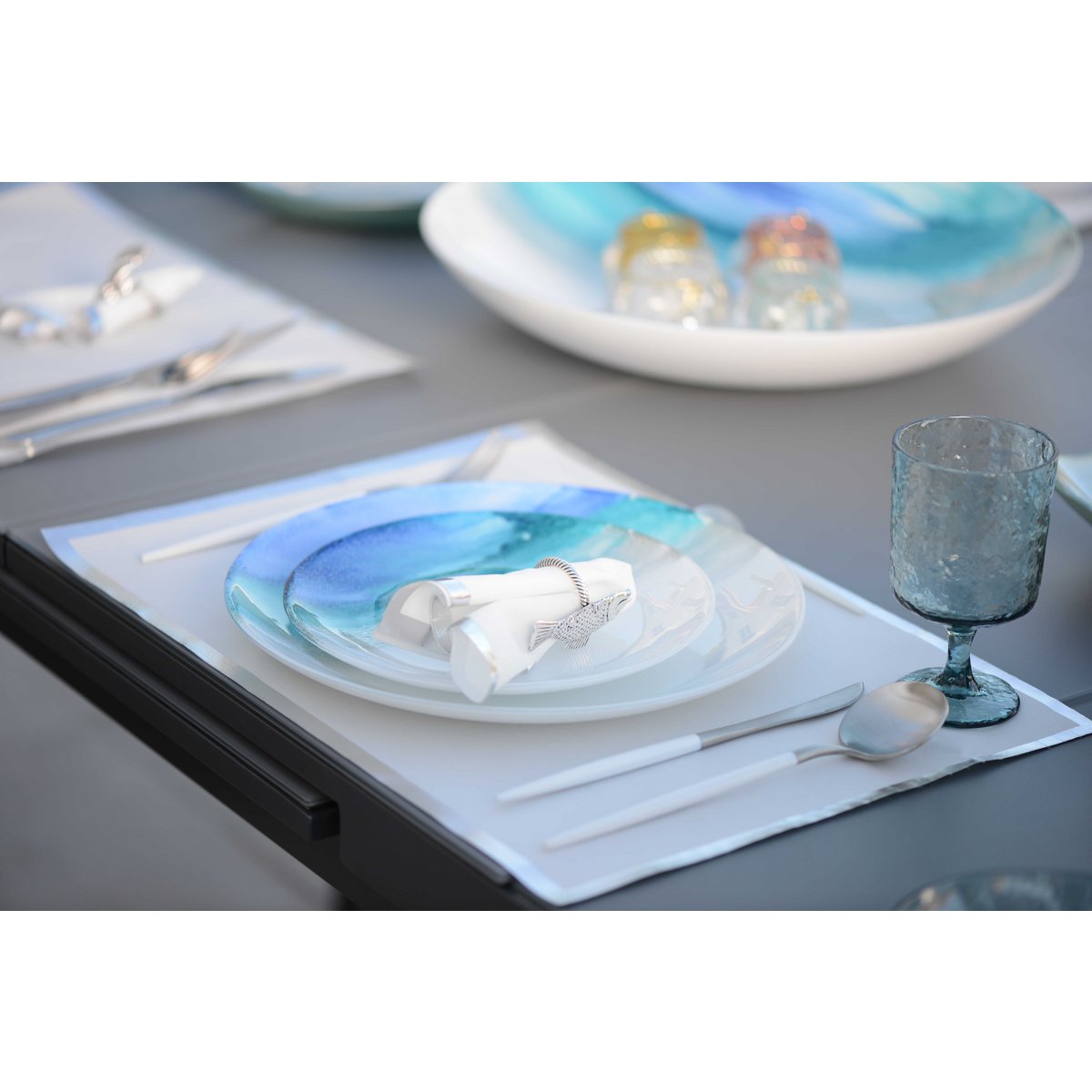 ASSIETTE DE PRESENTATION OCEAN AVEC AILES