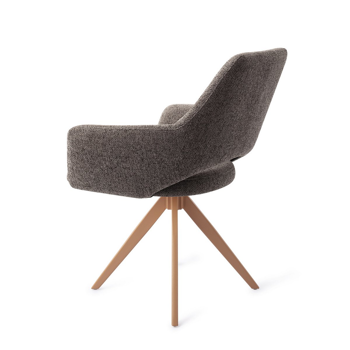 Jesper Home Yanai Chaise de salle à manger Turn Peach