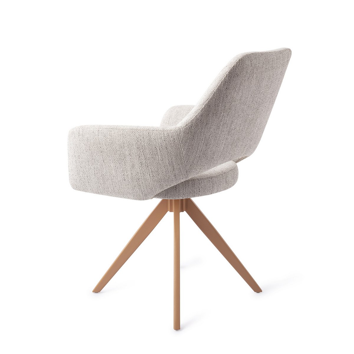 Jesper Home Yanai Chaise de salle à manger Turn Peach
