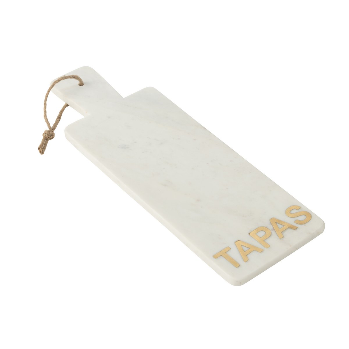 J-line Plateau de fromages tapas rectangulaire marbre blanc