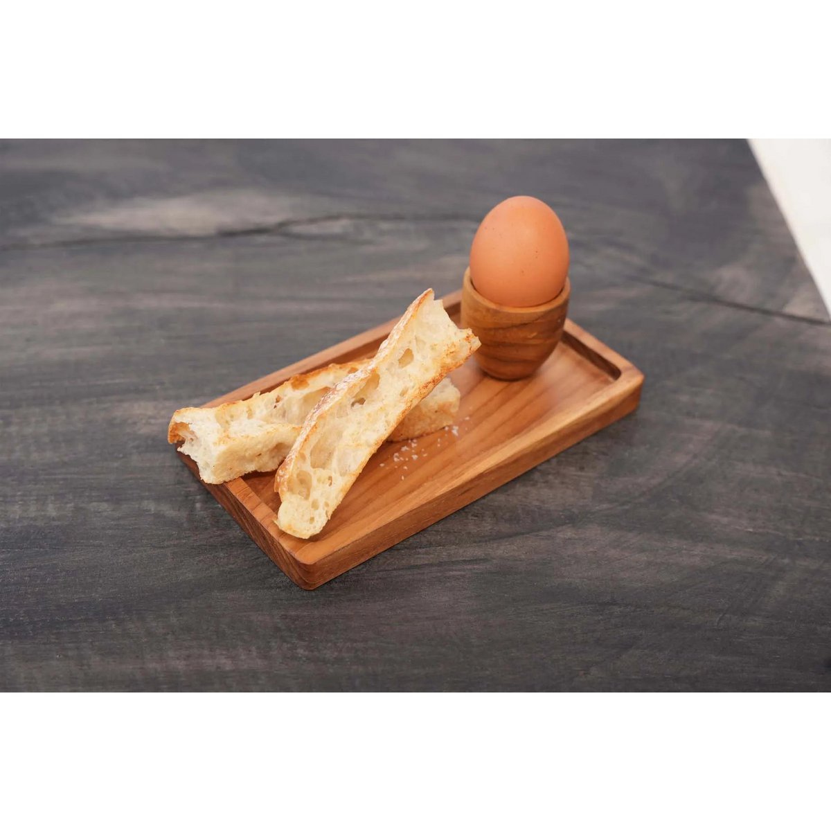 Le coquetier en racine de teck