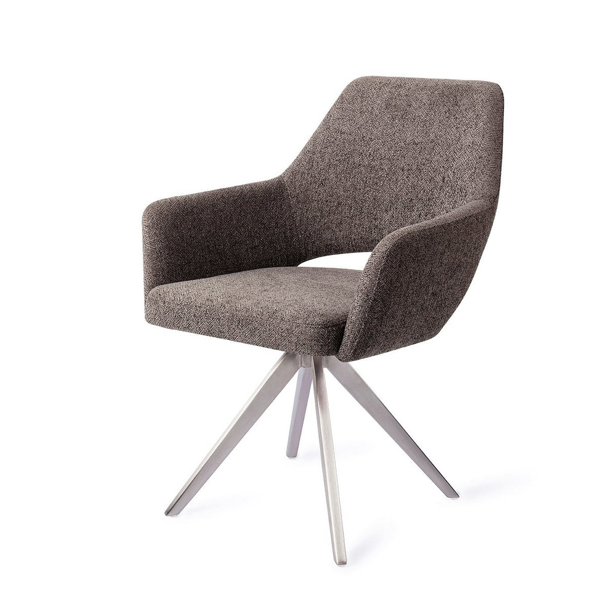 Jesper Home Yanai Chaise de salle à manger Turn Steel