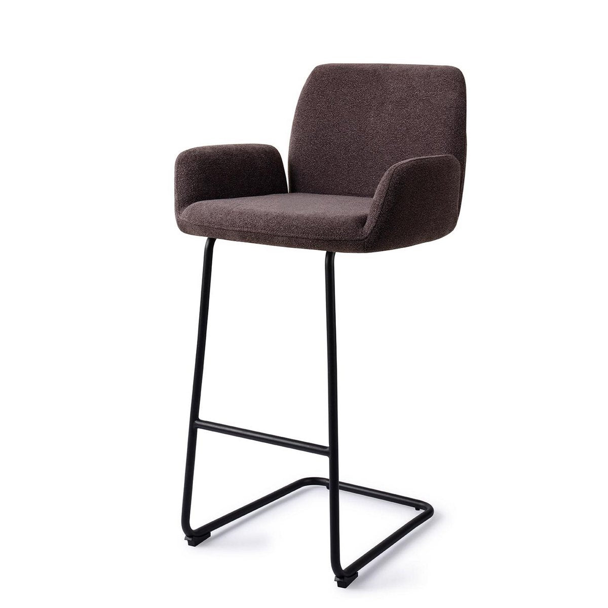 Jesper Home Misaki Barkruk Arch Noir (barre)