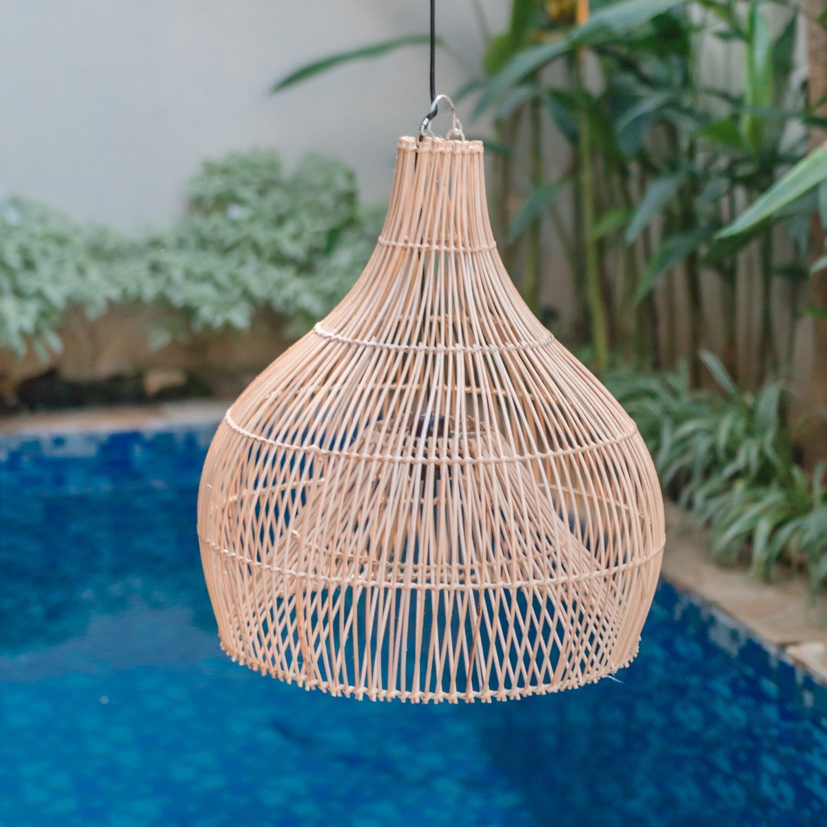 Lampe en rotin | Abat-jour | Lampe à suspension ALAM 40/50 cm