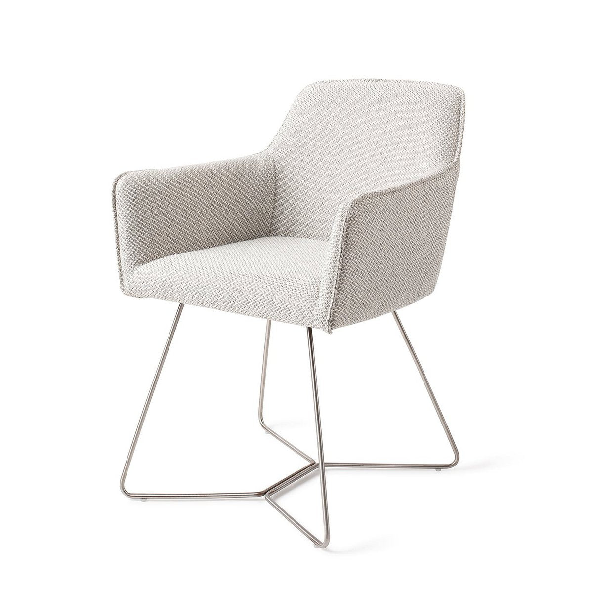 Jesper Home Hofu Chaise de salle à manger Beehive Acier