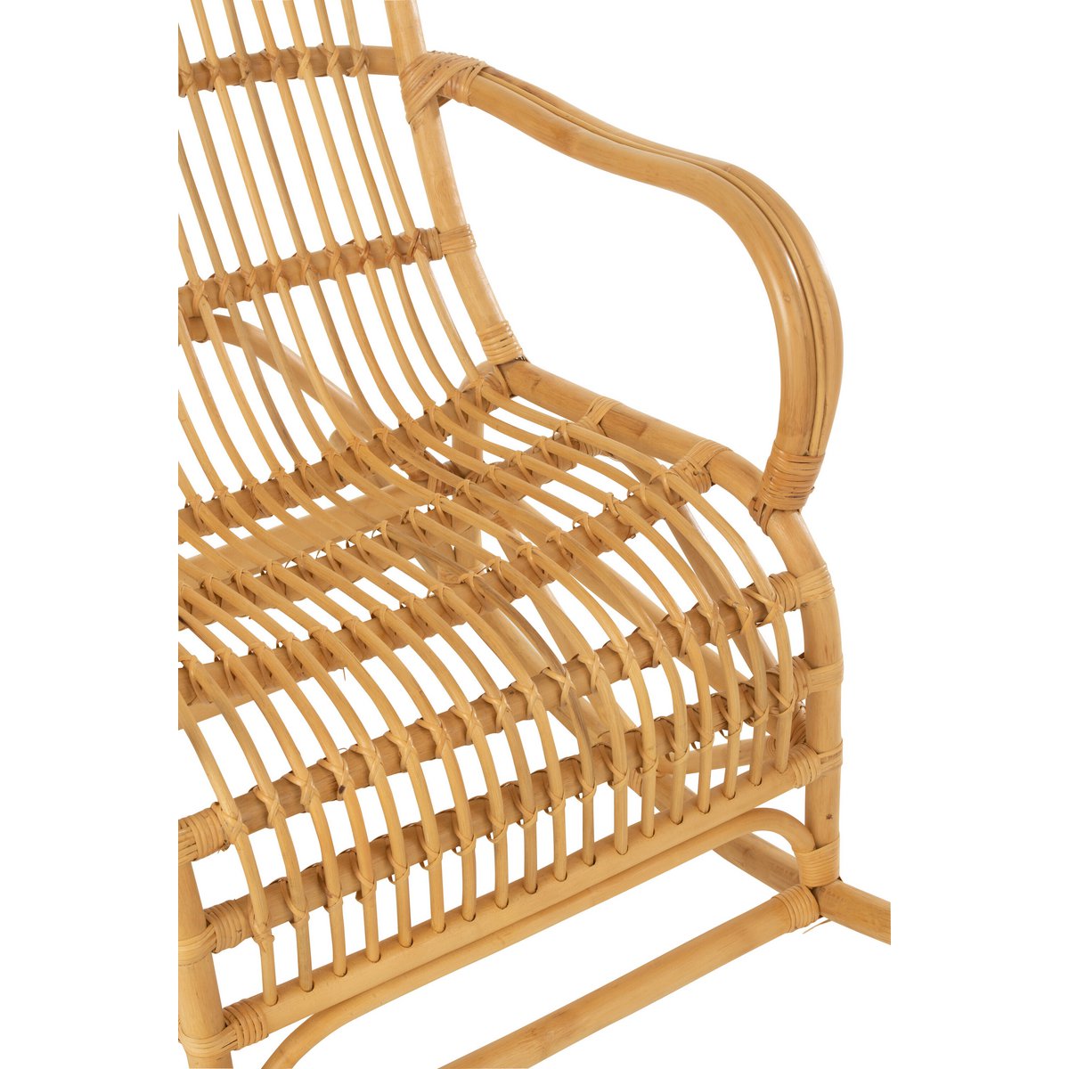 Chaise à bascule J-Line Winand - rotin - naturel