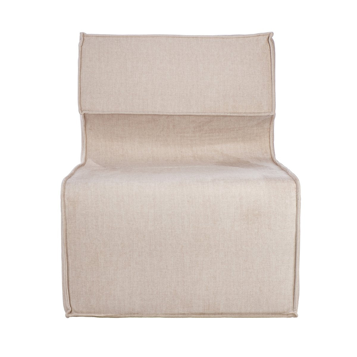 Fauteuil Nobra, beige H.77 cm