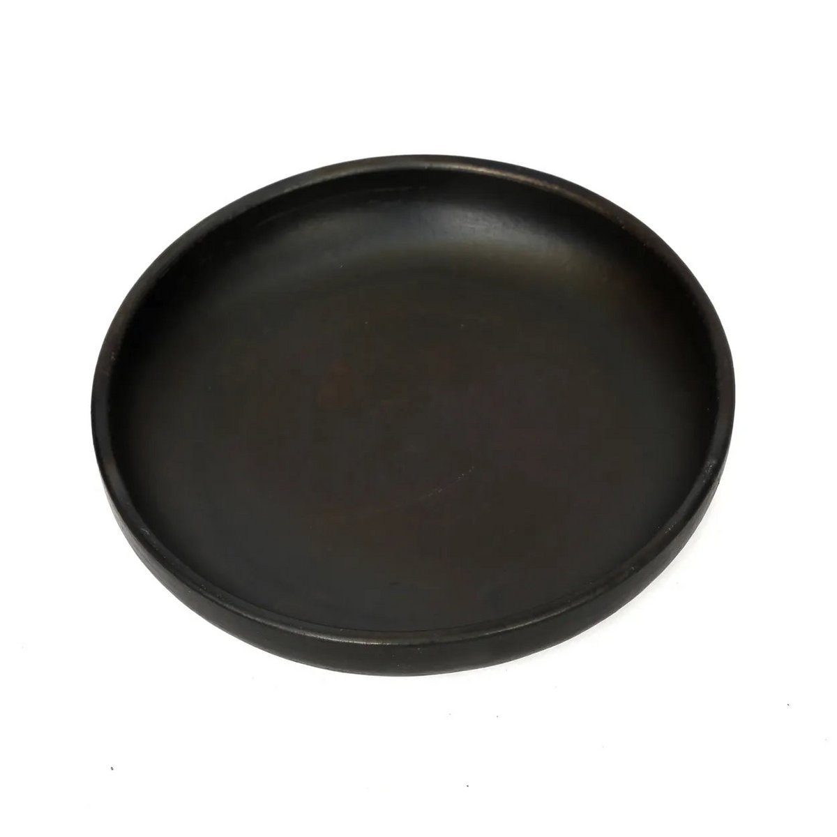 Assiette Creuse Brûlée - Noir - M