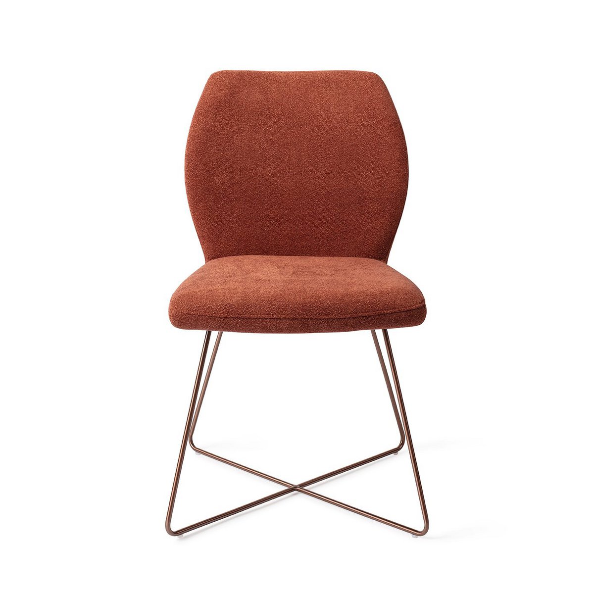 Jesper Home Ikata Chaise de salle à manger Cross Rose