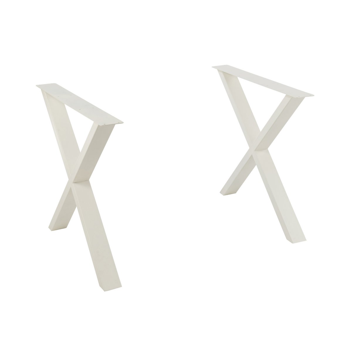 Table J-Line Legs Cross - métal - blanc