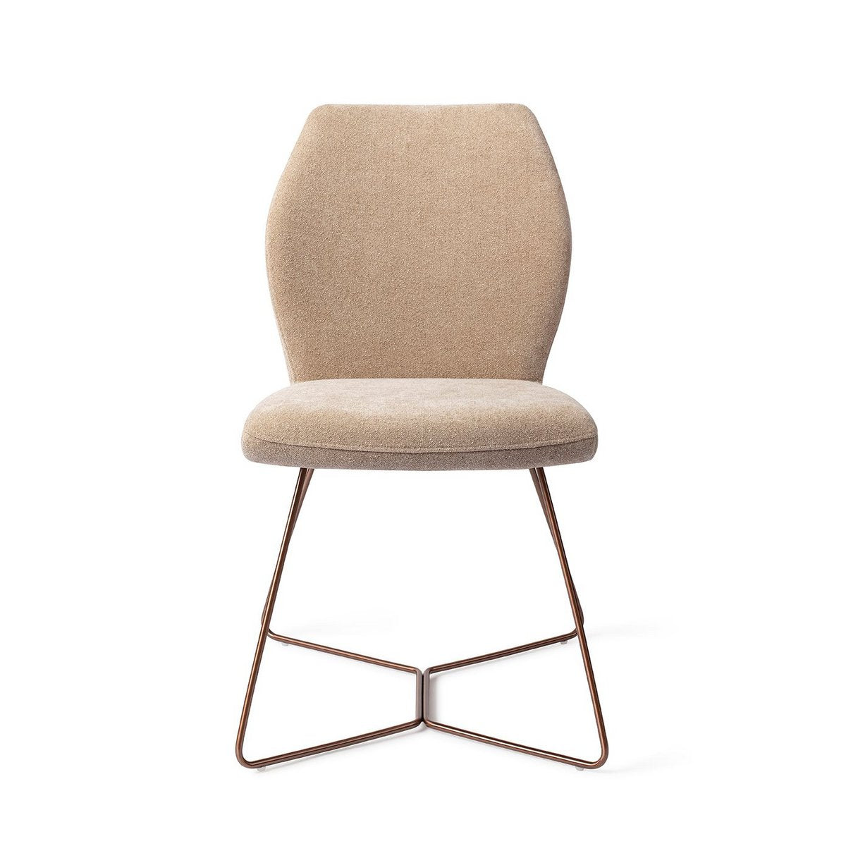 Jesper Home Ikata Chaise de salle à manger Beehive Rose
