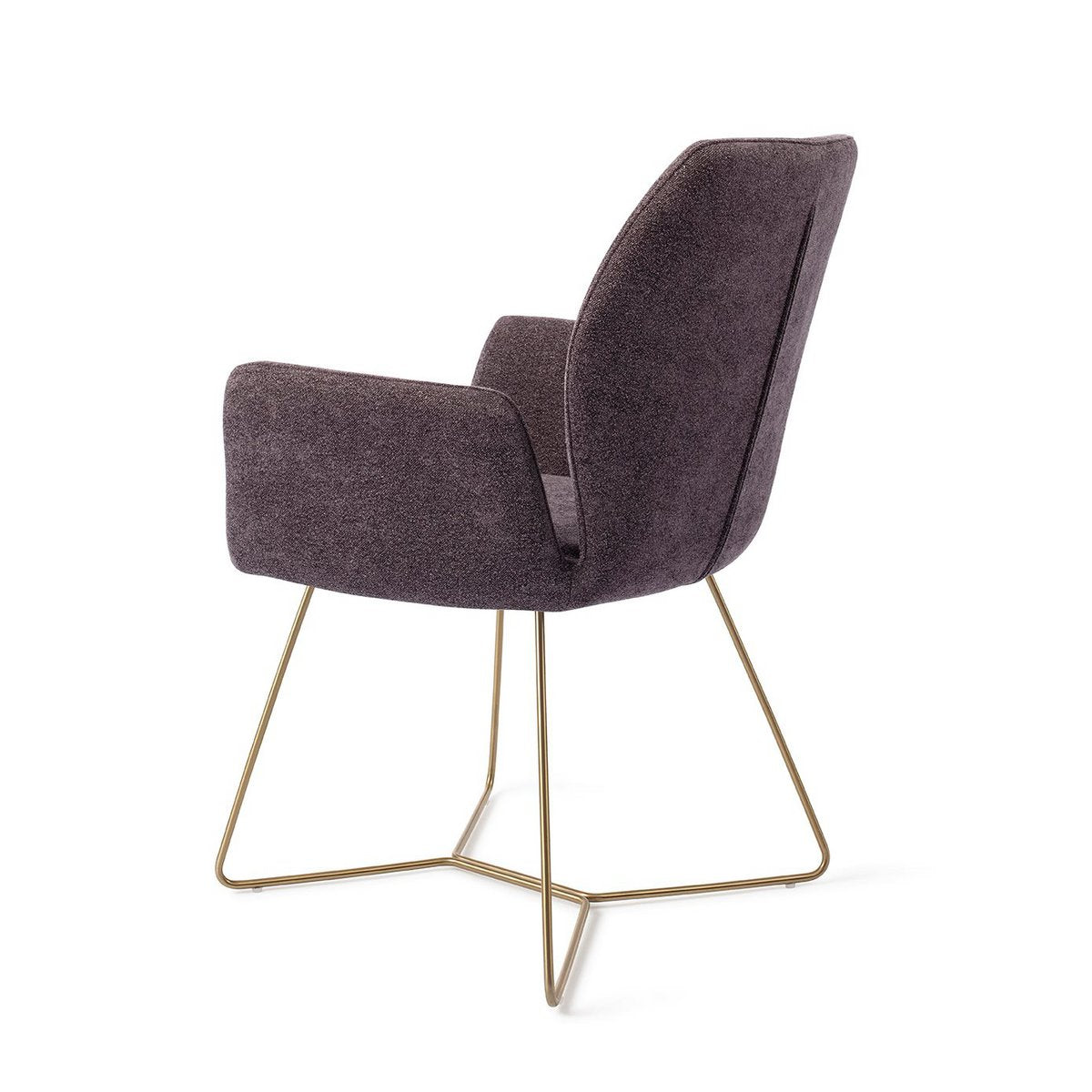 Jesper Home Misaki Chaise de salle à manger Beehive Or