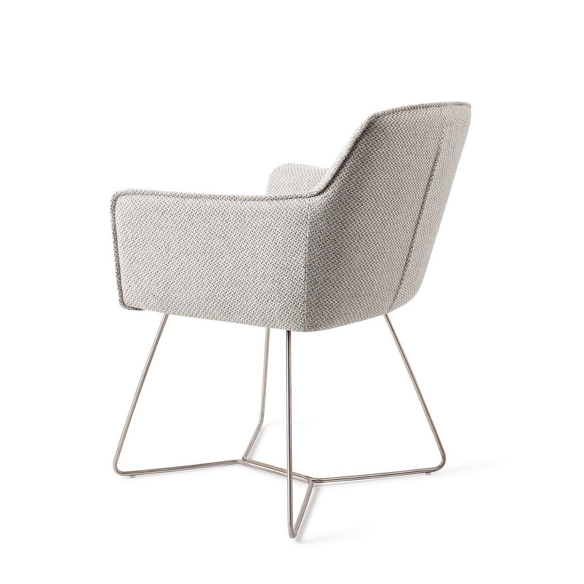 Jesper Home Hofu Chaise de salle à manger Beehive Acier