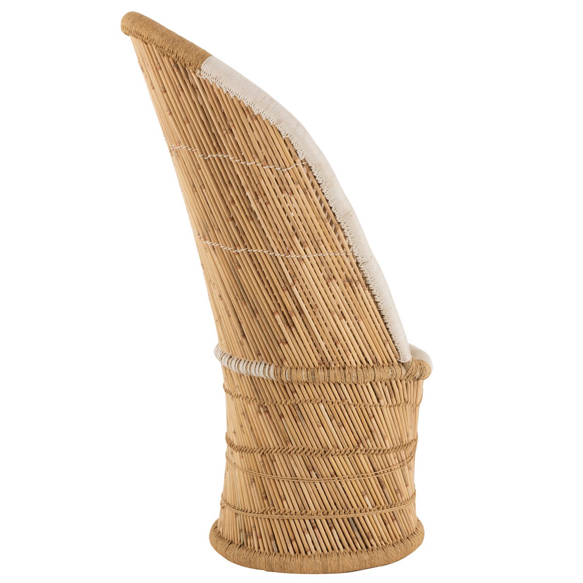 Chaise à dossier J-Line pour adultes - bambou - naturel