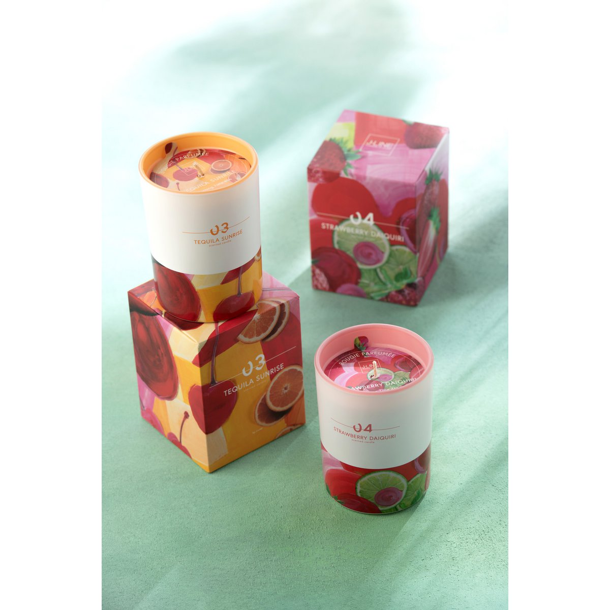 Bougie J-Line Fraise Daiquiri - L - 70U