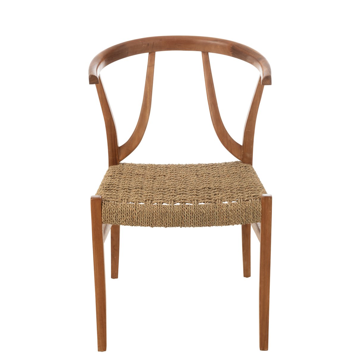 Chaise J-Line Alis Bois de Teck Naturel