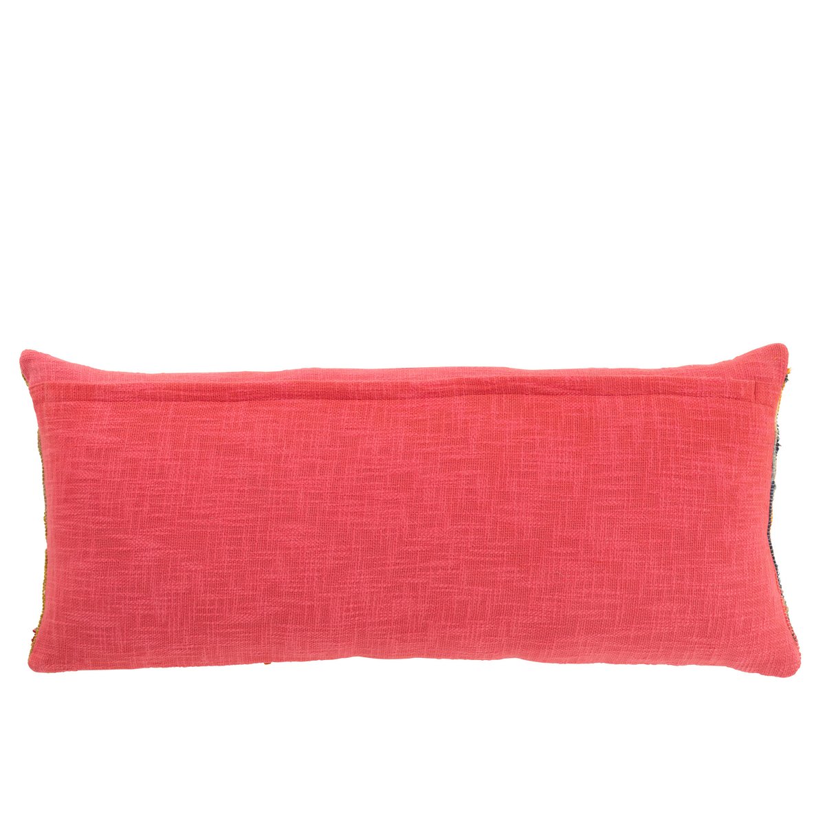 J-Line Coussin Chindi Rectangulaire Mélange Coton/Polyester