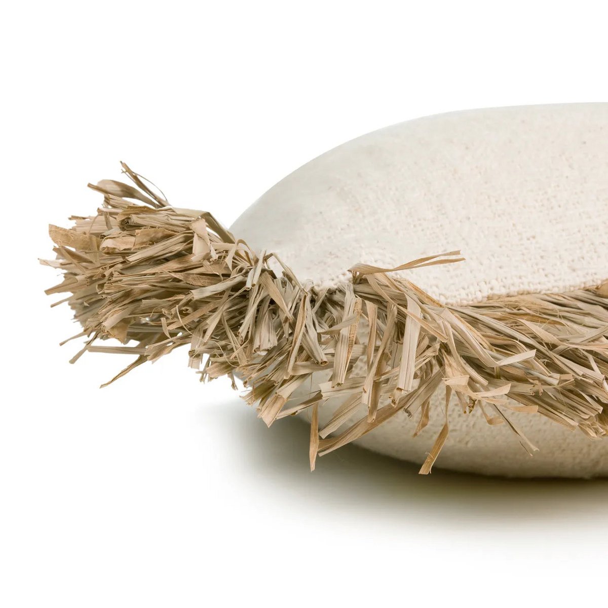 Housse de Coussin Saint Tropez - Blanc Naturel - 60x60