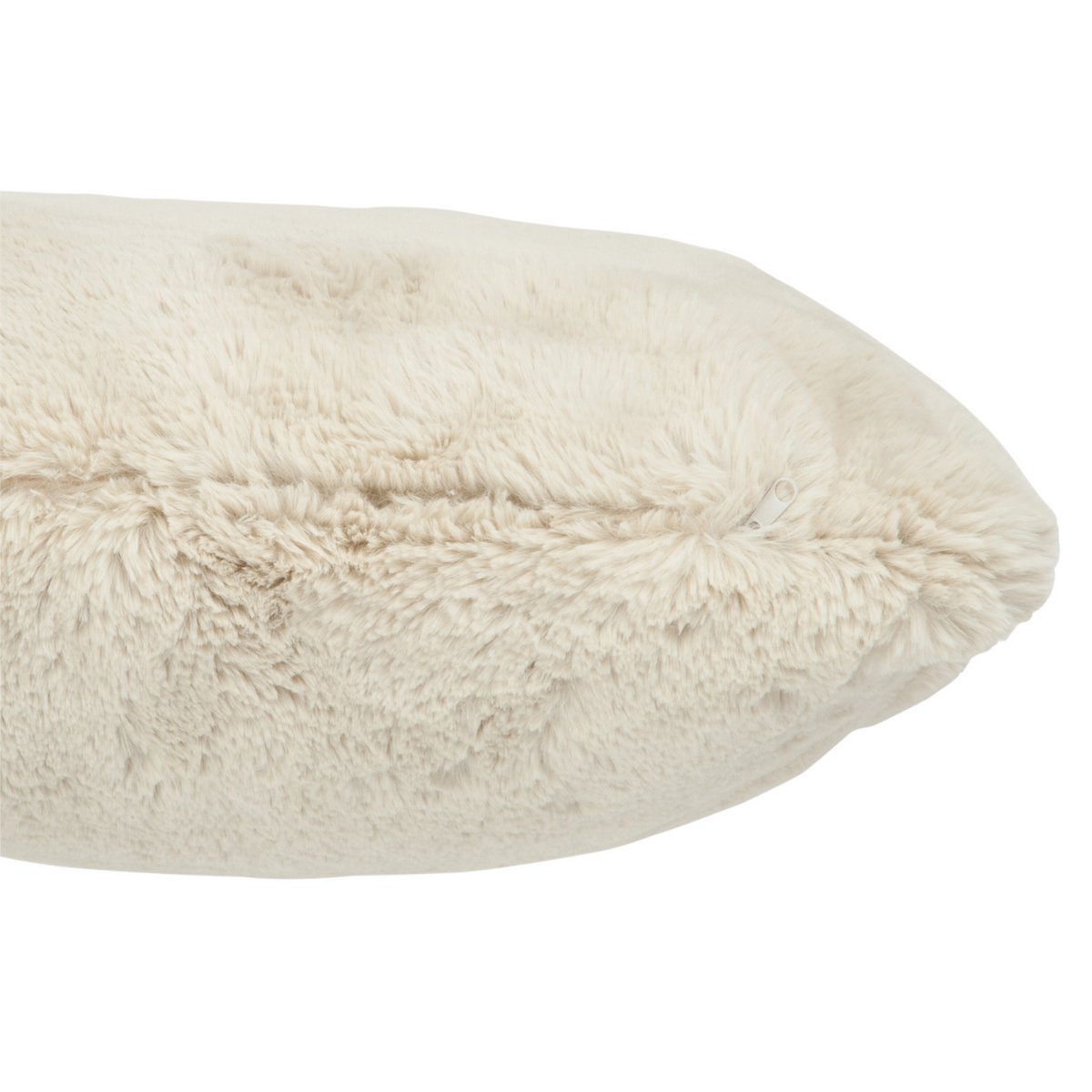 J-Line Cutie Coussin décoratif – Polyester – 45x45 cm – Gris clair