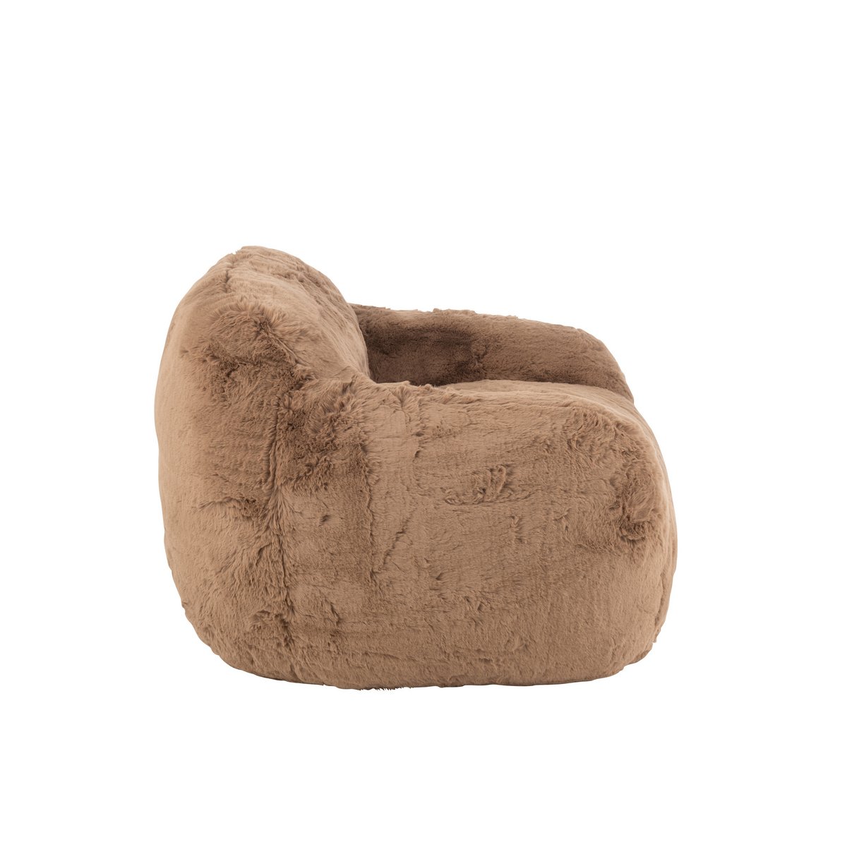 J-Line Canapé Cutie Polyester Taupe Petit